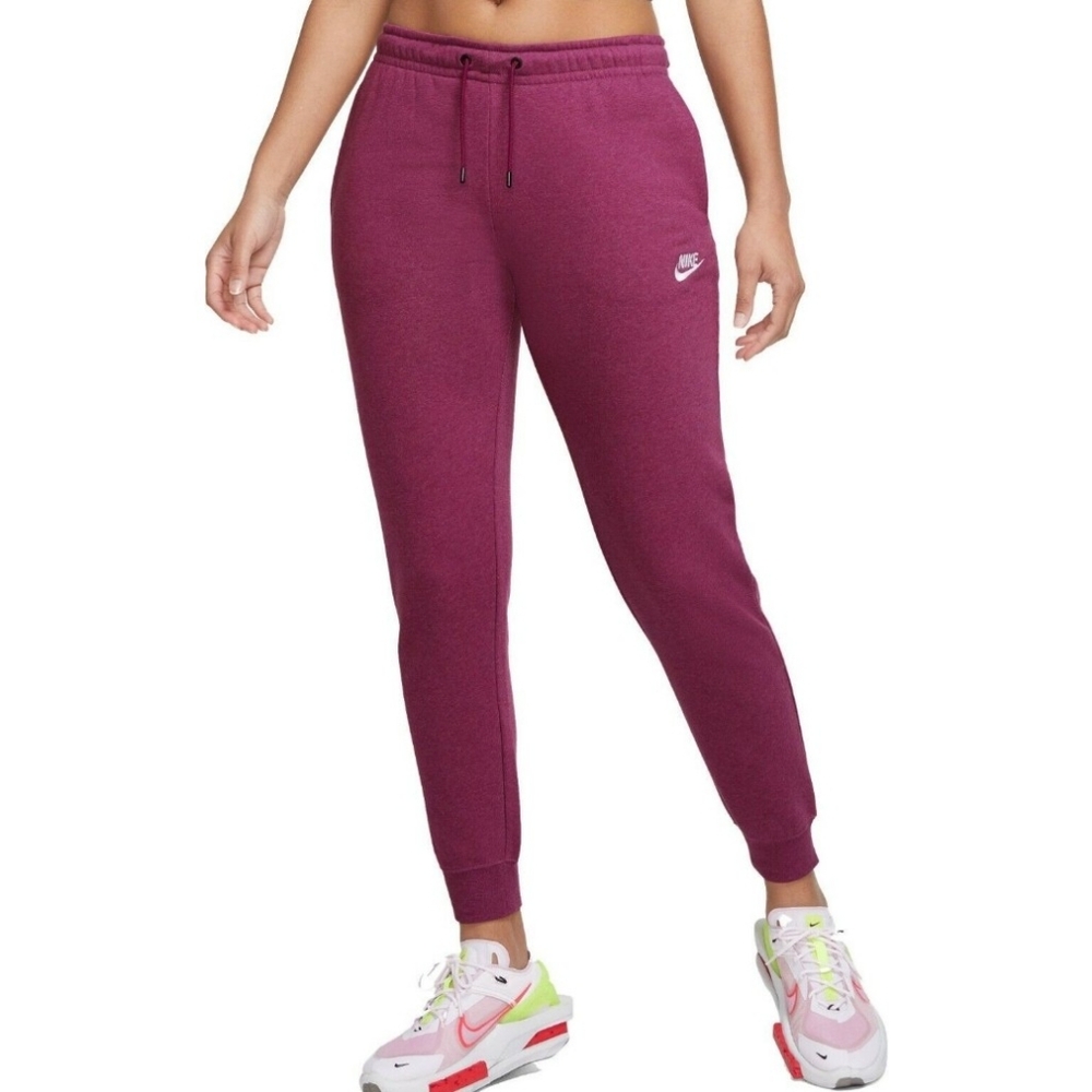 Nike NWT Track Pants Joggers Sweatpants Large Pink Berry Sangria